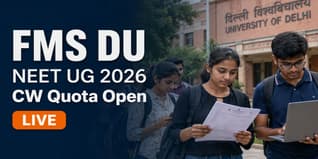 FMS DU Opens CW Category Applications for NEET UG 2026 Delhi Quota at fmsc.du.ac.in; Check Last Date to Apply